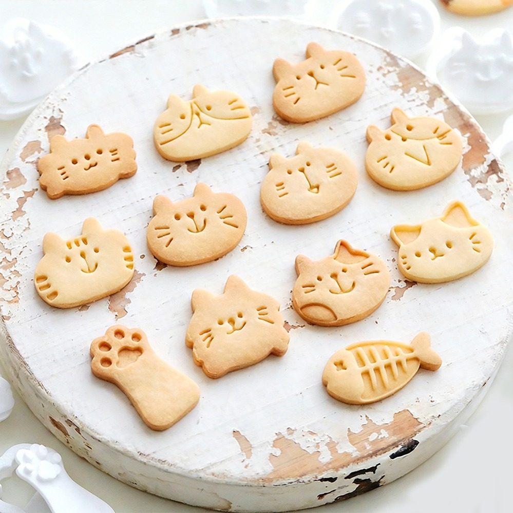 Cute Kitten DIY Stamp Cookie C - Kitchen Baking Cookies recension och pris