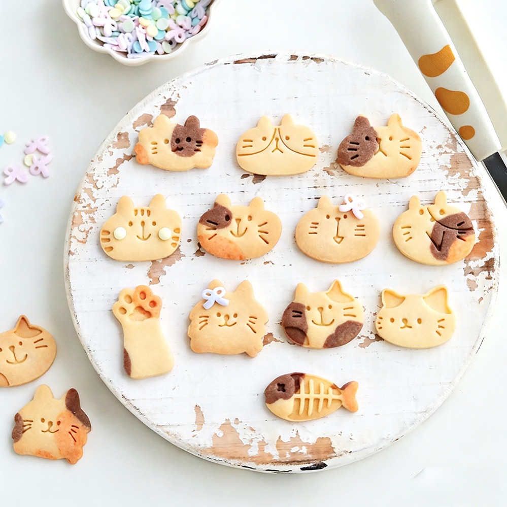 Cute Kitten DIY Stamp Cookie C - Kitchen Baking Cookies recension och pris