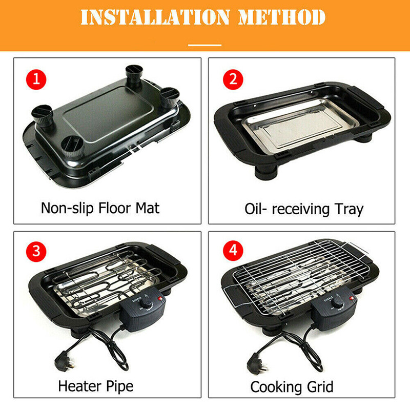 Household Smokeless Grill 2000 - Kitchen Baking Equipment recension och pris