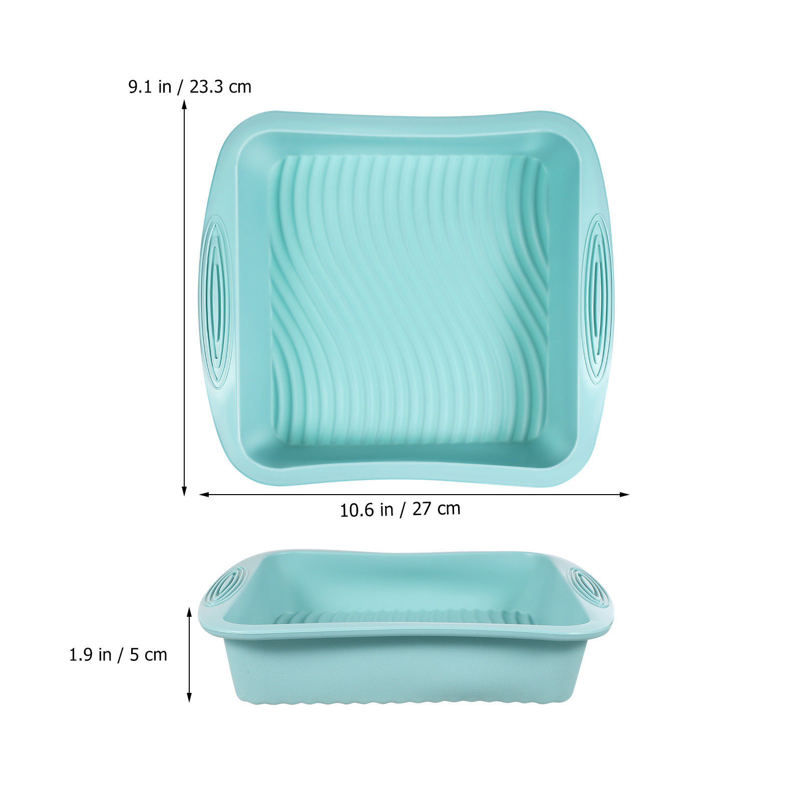 Silicone Baking Tin Square Cak - Kitchen Baking Tins recension och pris
