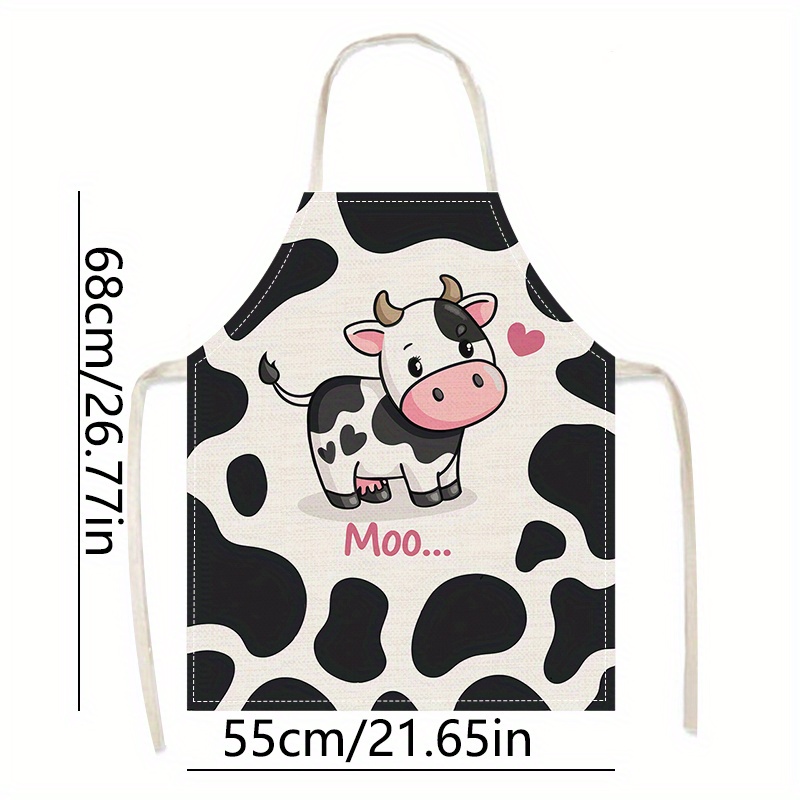 1pc Cute Cartoon Cow Print Kit - Kitchen Design For Baking recension och pris