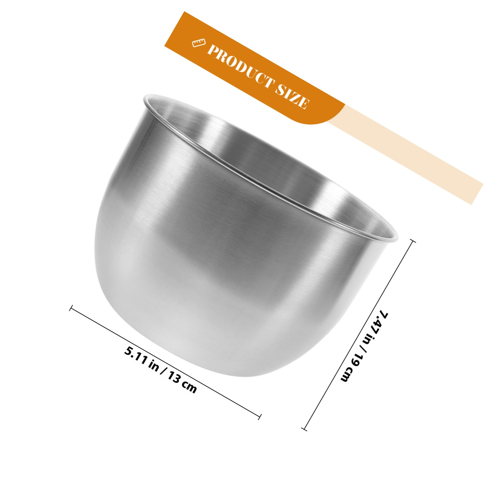 Deep Stainless Steel Mixing Bo - Kitchen Baking Bowls recension och pris