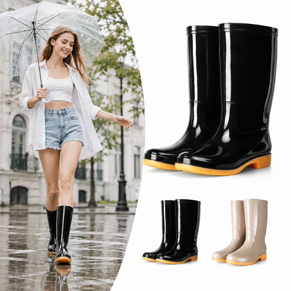Non-slip Women's Long Rain Boo - Kitchen Job recension och pris