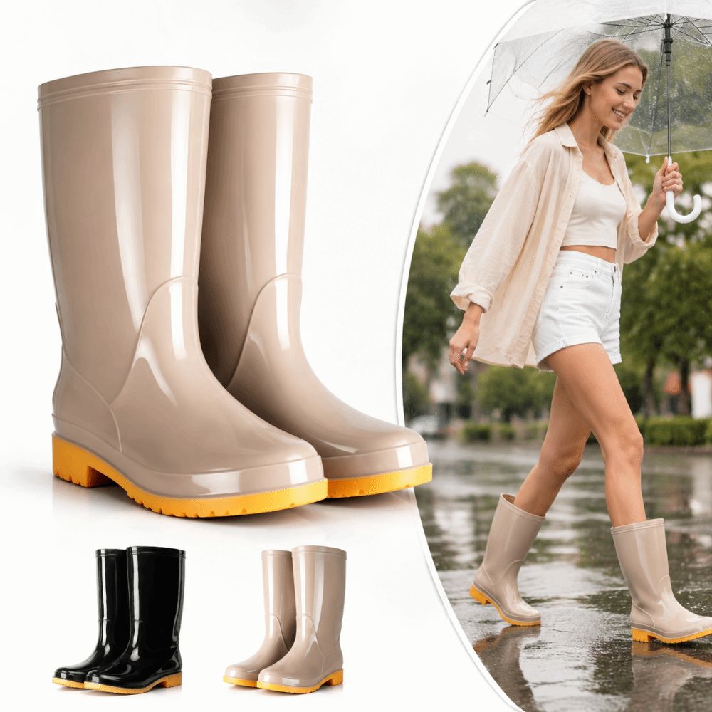 Non-slip Women's Long Rain Boo - Kitchen Job recension och pris