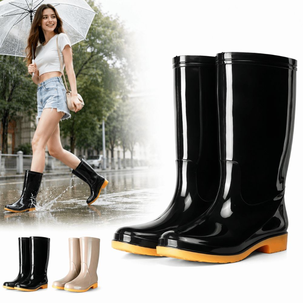 Non-slip Women's Long Rain Boo - Kitchen Job recension och pris