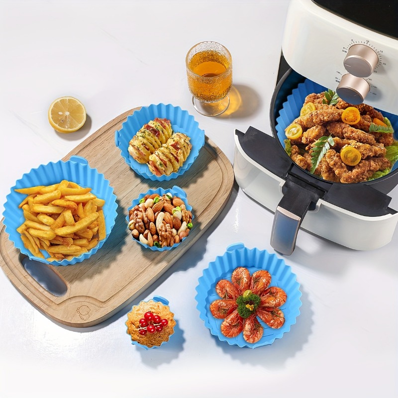 6-Piece Silicone Air Fryer Ove - Kitchen Essentials Baking Tray recension och pris