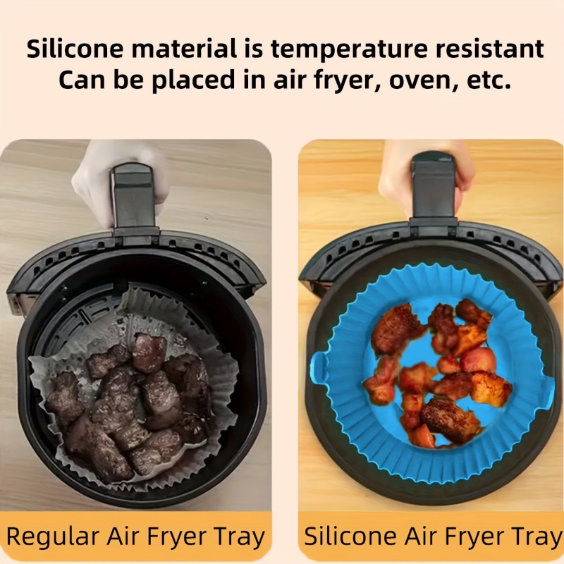 6-Piece Silicone Air Fryer Ove - Kitchen Essentials Baking Tray recension och pris