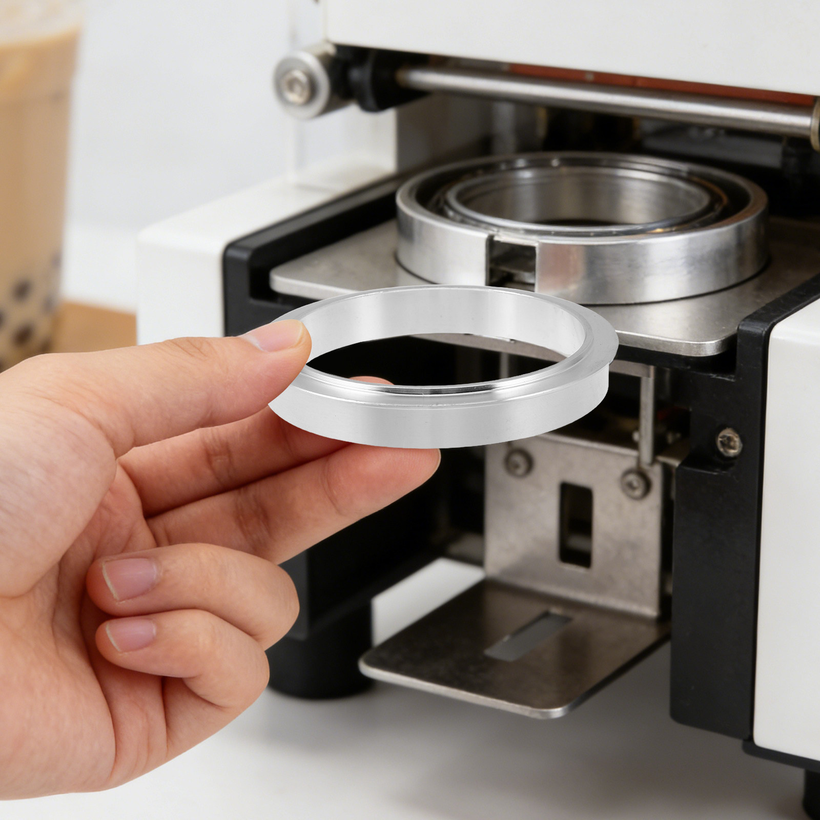 Manual Milk Tea Sealer Ring Al - Kitchen Job recension och pris