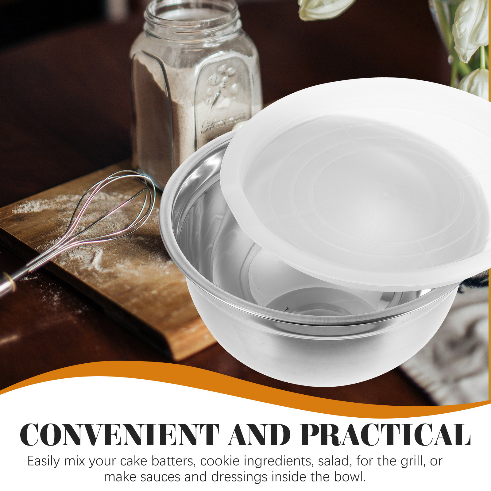 Premium Stainless Steel Mixing - Kitchen Baking Bowls recension och pris