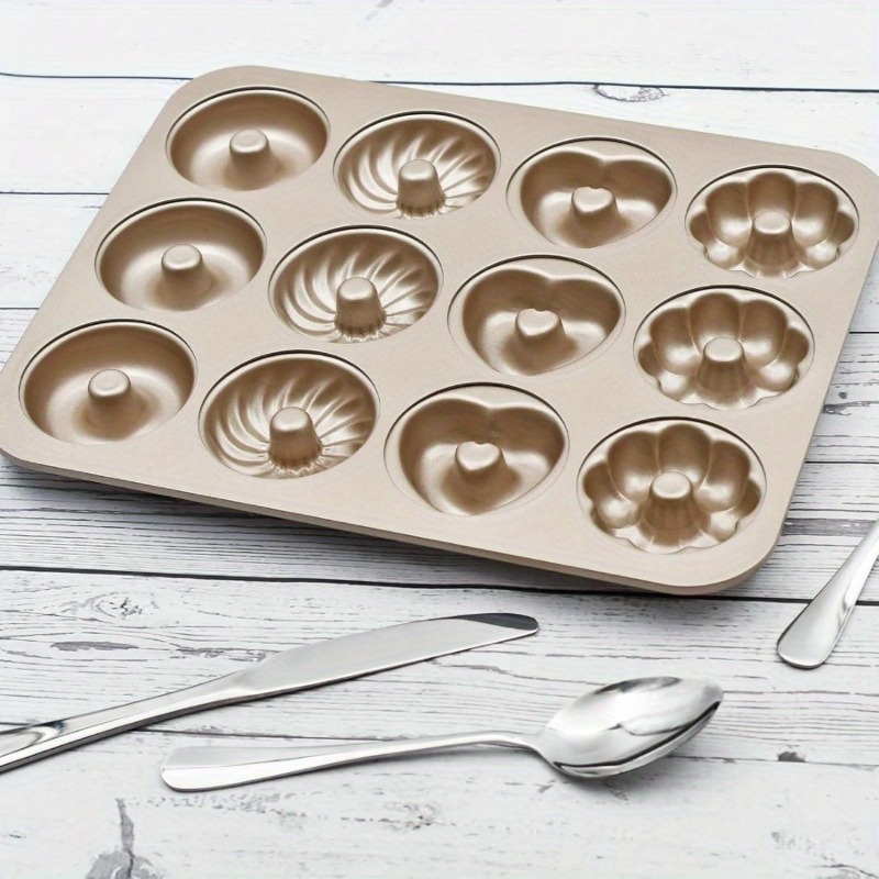 1Pc Donut Baking Pan, 12 Cavit - Kitchen Baking Essentials recension och pris