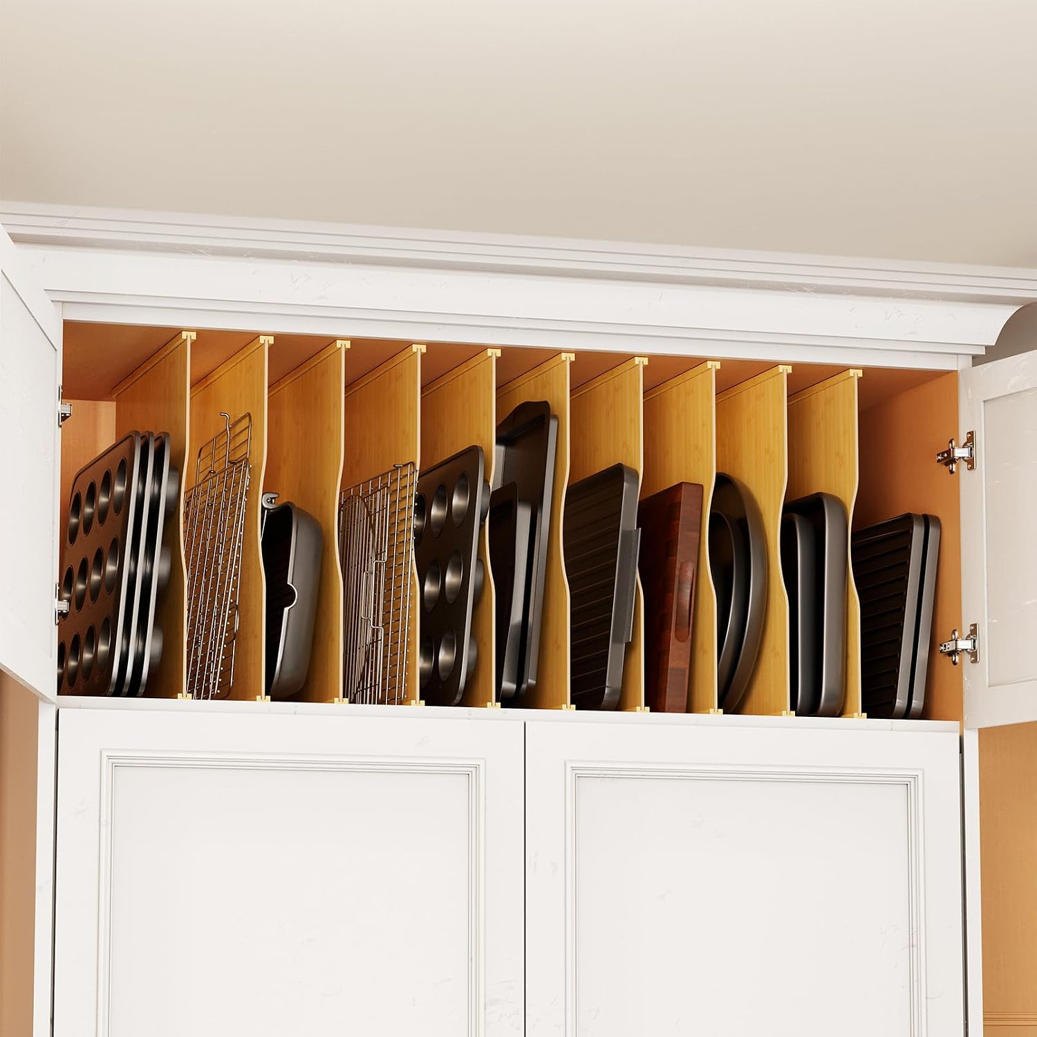 10 Pack Bamboo Tray Dividers f - Kitchen Baking Pantry recension och pris