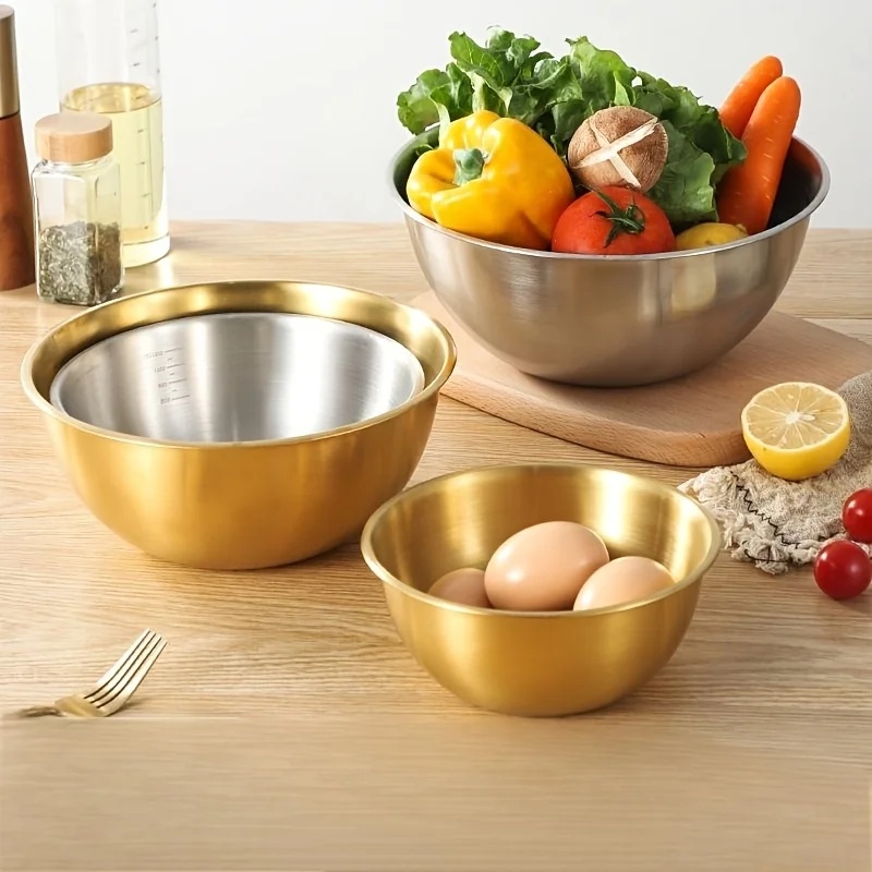 3PCS Stainless Steel Mixing Bo - Kitchen Baking Bowls recension och pris