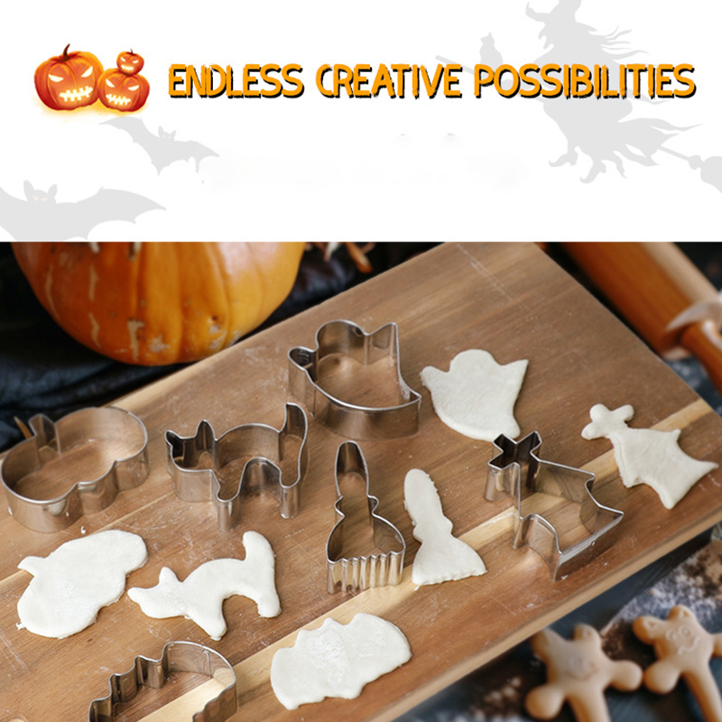 5/6/7/12PCS Halloween Cookie C - Kitchen Baking Cookies recension och pris